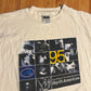 Tultex Tom Petty and the Heartbreakers 1995 Tour 19 Dogs with Wings White Yellow Tshirt - Large - 22.5" x 31"