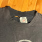 90's Virgin Clothing Company London New York City Music Black Cotton Distressed Tshirt - Large - 22" x 27"