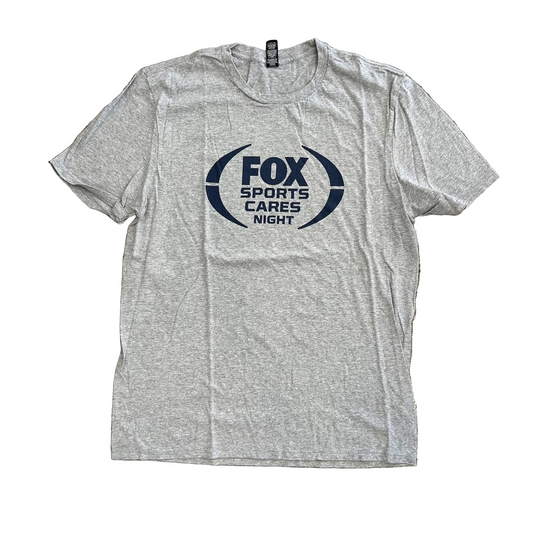 Fox Sports Cares Night Grey Tshirt - Medium - 21" x 29"