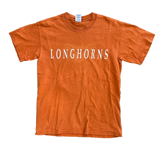Texas Longhorns University Orange Tshirt - Small - 19" x 27"