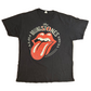 Delta Pro Weight The Rolling Stones 50 Years Black Faded Grey Cotton Tshirt - Large - 22" x 28"