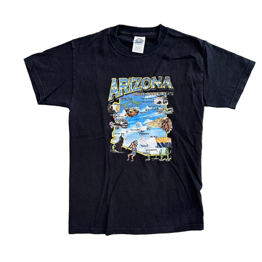 Arizona Black Tshirt - XSmall - 17" x 25"