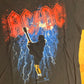 2015 ACDC Band Guitar Rock Black Cotton Tshirt - Medium - 20.5" x 27"