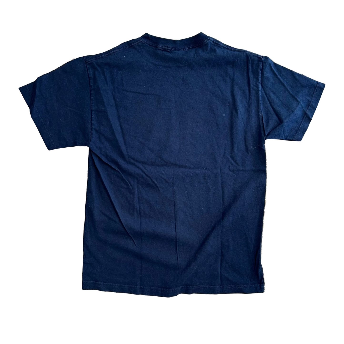 New England Patriots Champions NFL Football Navy Blue Tshirt - Medium - 21" x 30"