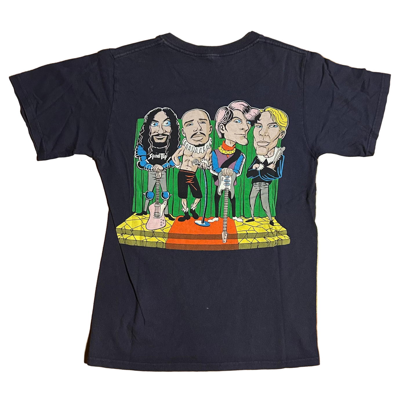 Anvil Soundgarden Knights of the Soundtable Music Band Navy Cotton Tshirt - Small - 18" x 25"