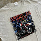 America's Highway Route 66 Grey Tshirt - XLarge - 25" x 29.5"
