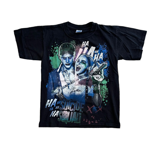 Joker Ha Ha Ha Black Tshirt - Small - 18" x 24"