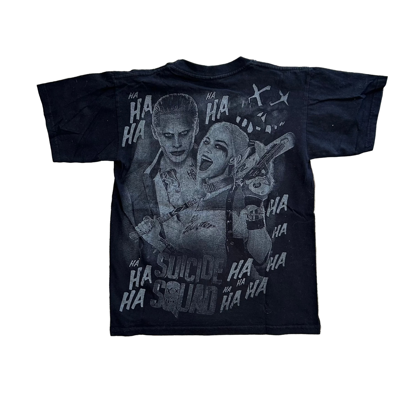 Joker Ha Ha Ha Black Tshirt - Small - 18" x 24"