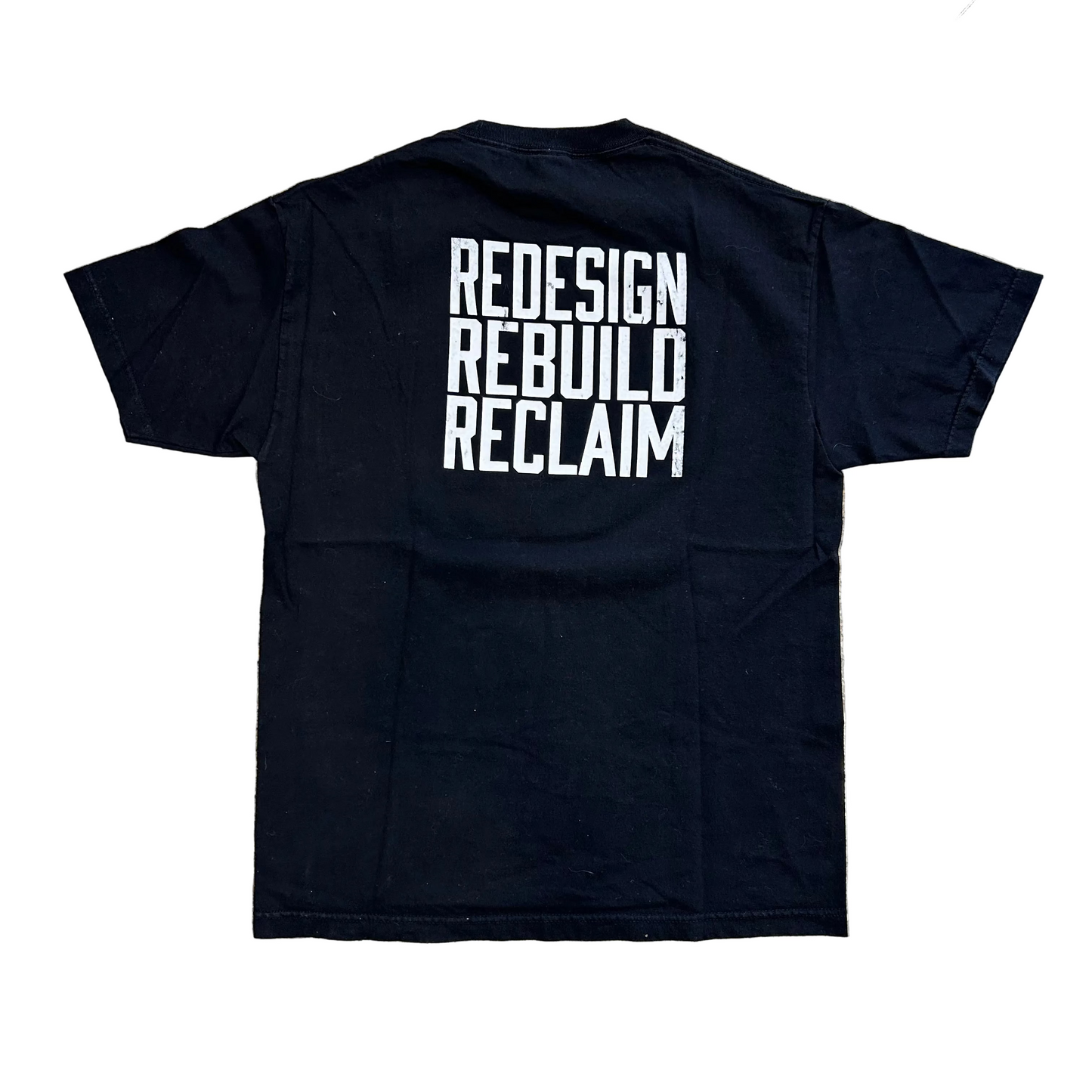 WWE Redesign Rebuild Reclaim Black Tshirt - Medium - 21.5" x 29.5"