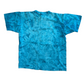 Dolphins Sun Tie Dye Blue Tshirt - Large - 23.5" x 28"