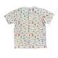 Nintendo All over Print White Tshirt - Medium - 20" x 25"