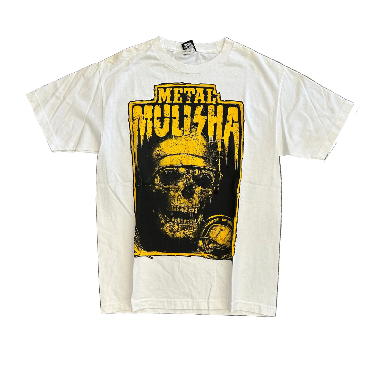 Metal Mulisha Skull White Tshirt - Small - 19" x 27"