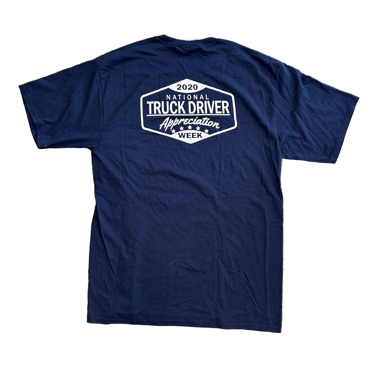 Magnum Trucker Appreciation Navy Blue Tshirt - Large - 23" x 33"