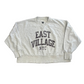 East Village NYC Grey Crewneck Sweatshirt - Boxy XLarge - 30" x 23"