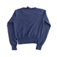 Cashmere Silk Blue Pocket Sweater - XSmall - 16" x 17"