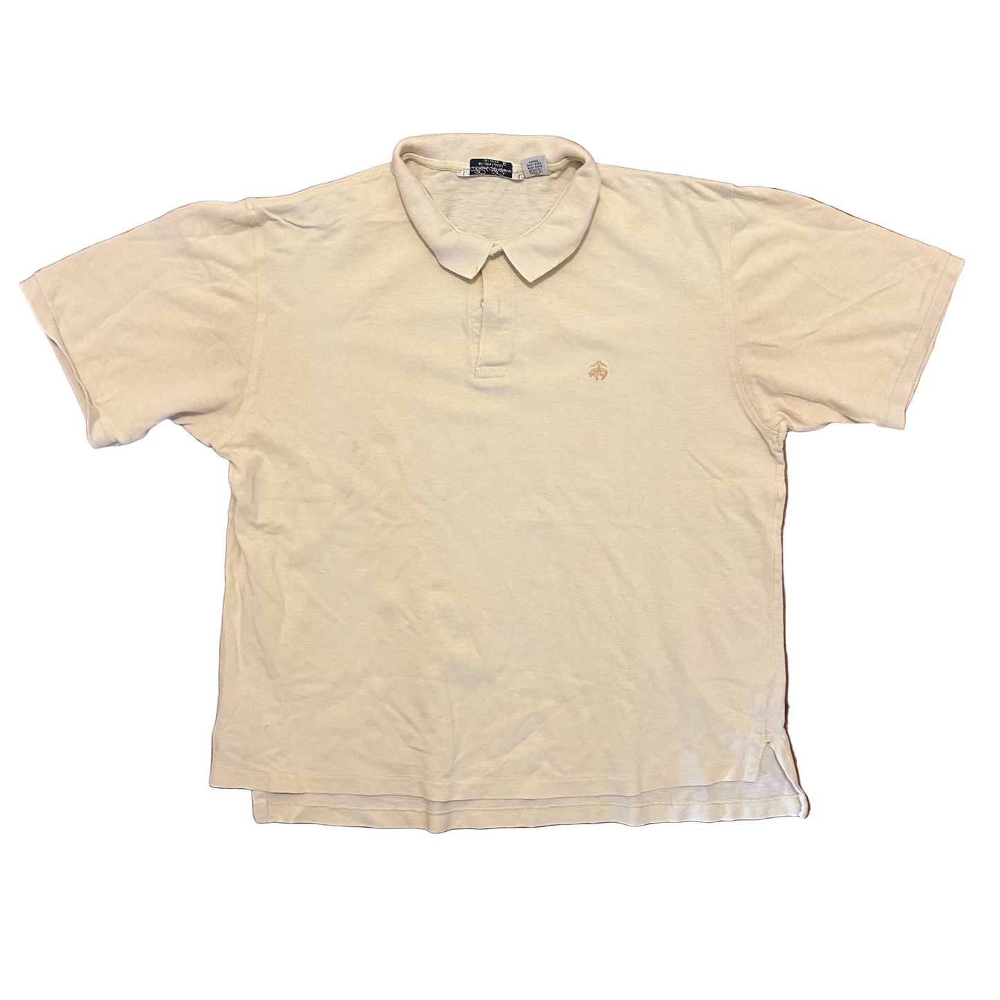 Brooks Brothers Golden Fleece Yellow Polo Shirt - XLarge - 24" x 28"