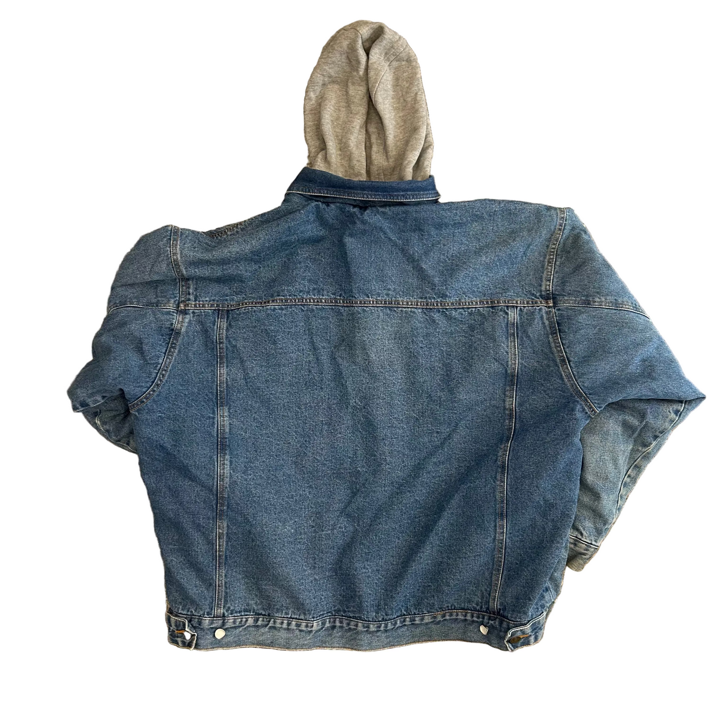 Canyon Guide Denim Button Up Hooded Jacket - XLarge - 28" x 27"
