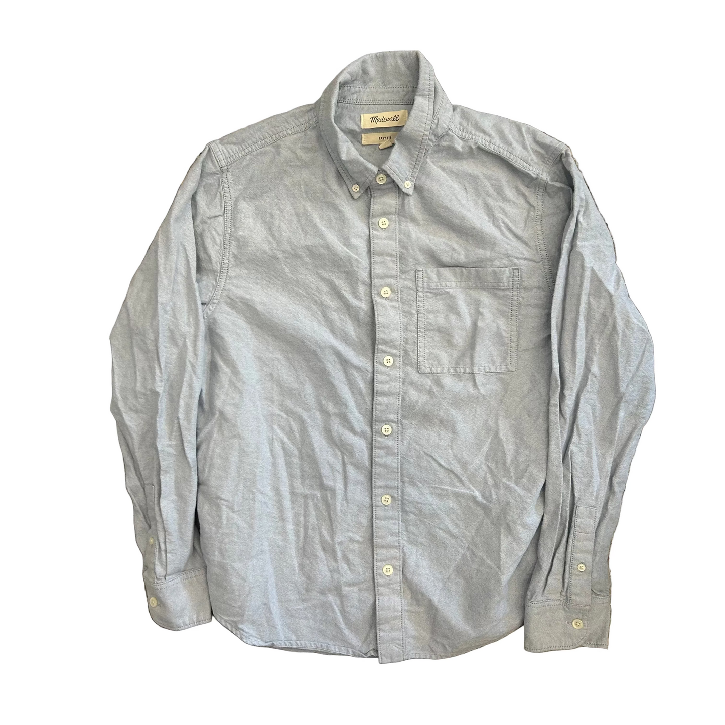 Madewell Blue Button Down Shirt - Large - 22" x 27"