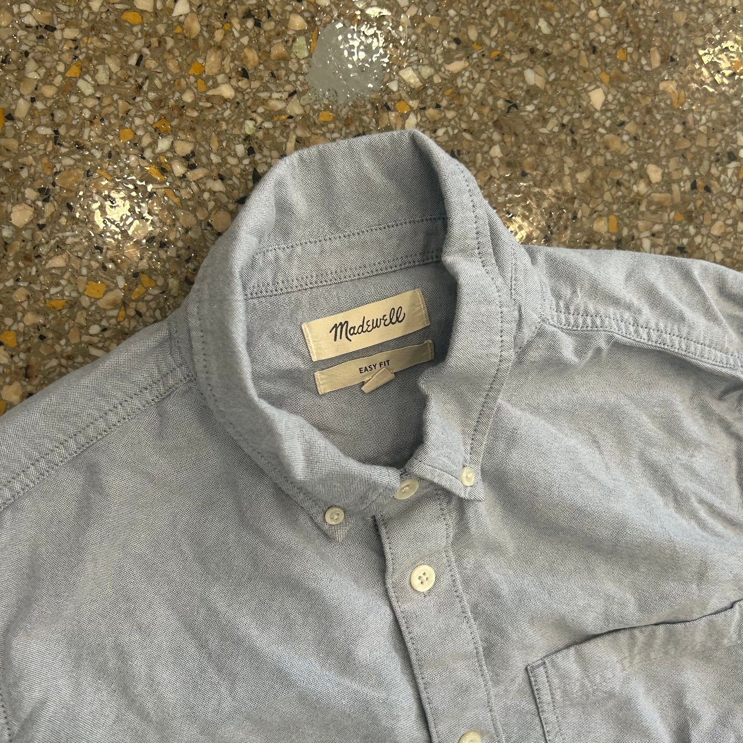 Madewell Blue Button Down Shirt - Large - 22" x 27"