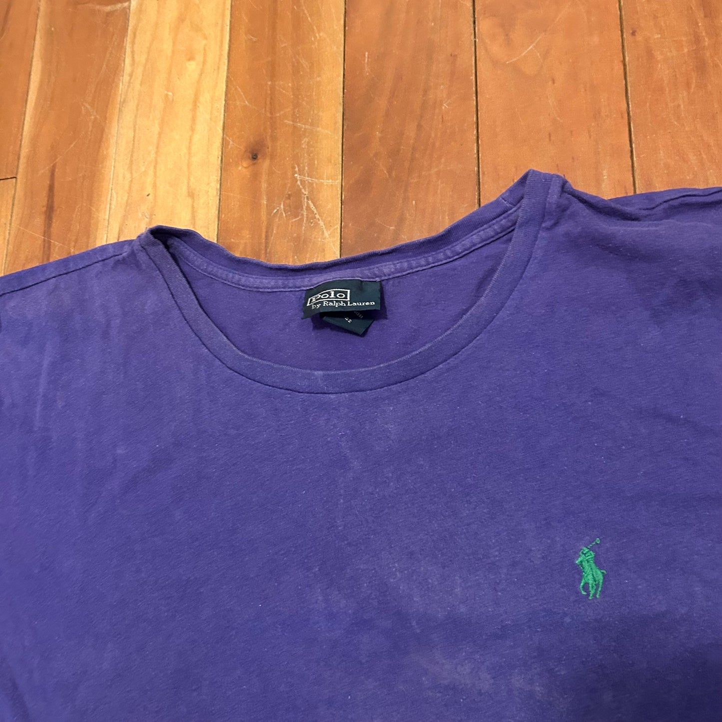 Polo RalPH Lauren Purple Green Tshirt - XLarge - 27" x 29"