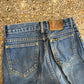 80/90's Lee Denim Blue Jeans - Tagged 9 Long - 25" x 33"