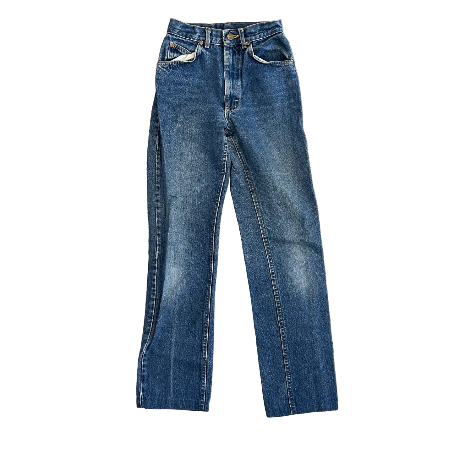 80/90's Lee Riders Denim Blue Jeans - Tagged 3 - 22" x 30"