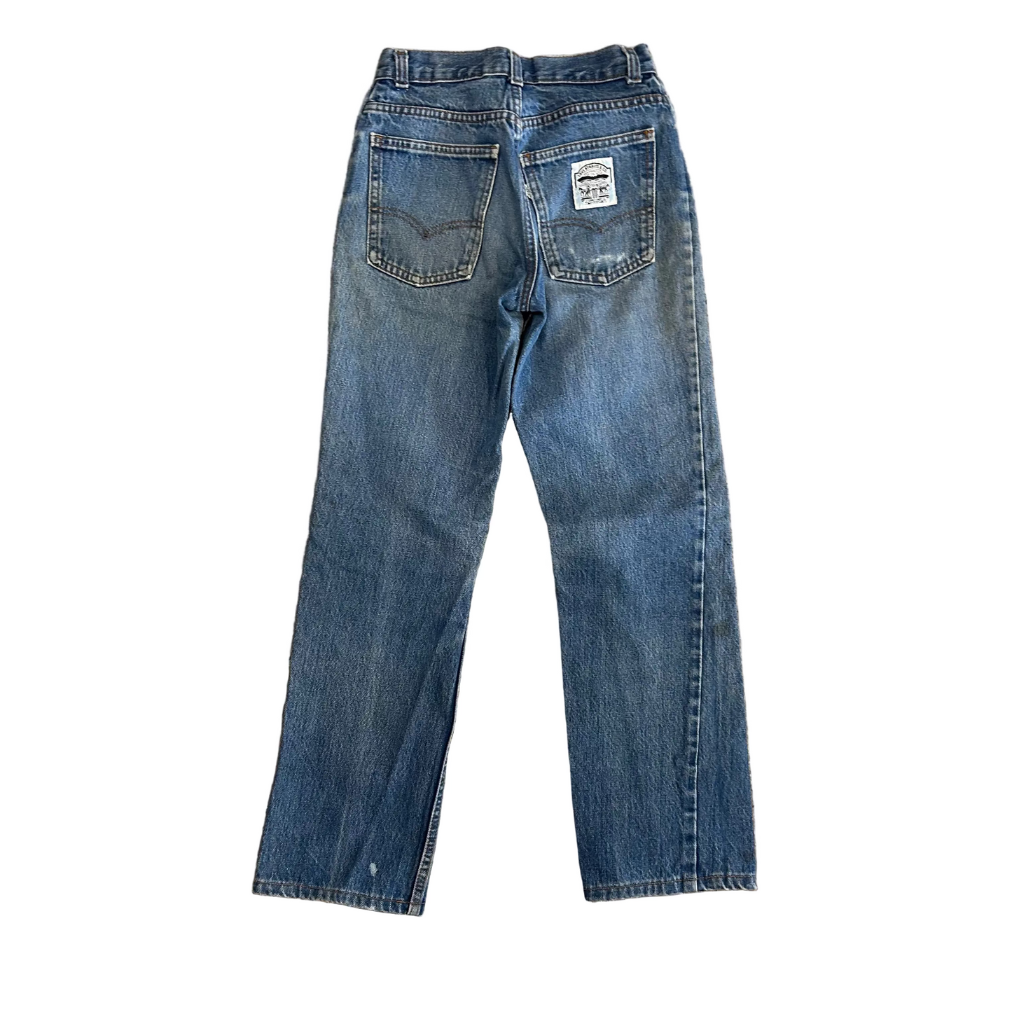 90's Levis White Tab Denim Blue Jeans - 26" x 28"