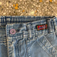 80/90's Male Lightwash Denim Blue Jeans - Tagged 12 - 28" x 28"