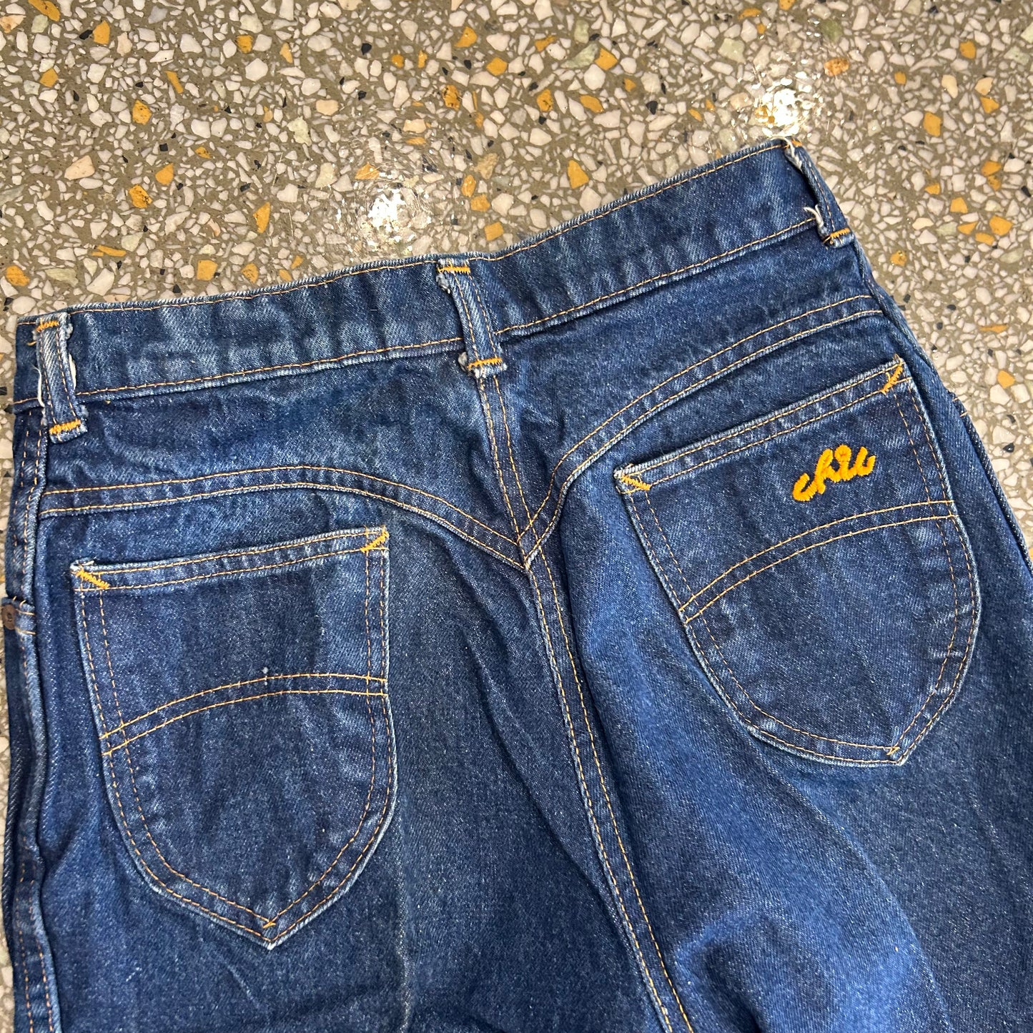 90's Chic H.I.S. Denim Blue Jeans - Tagged 11/12 - 28" x 29"