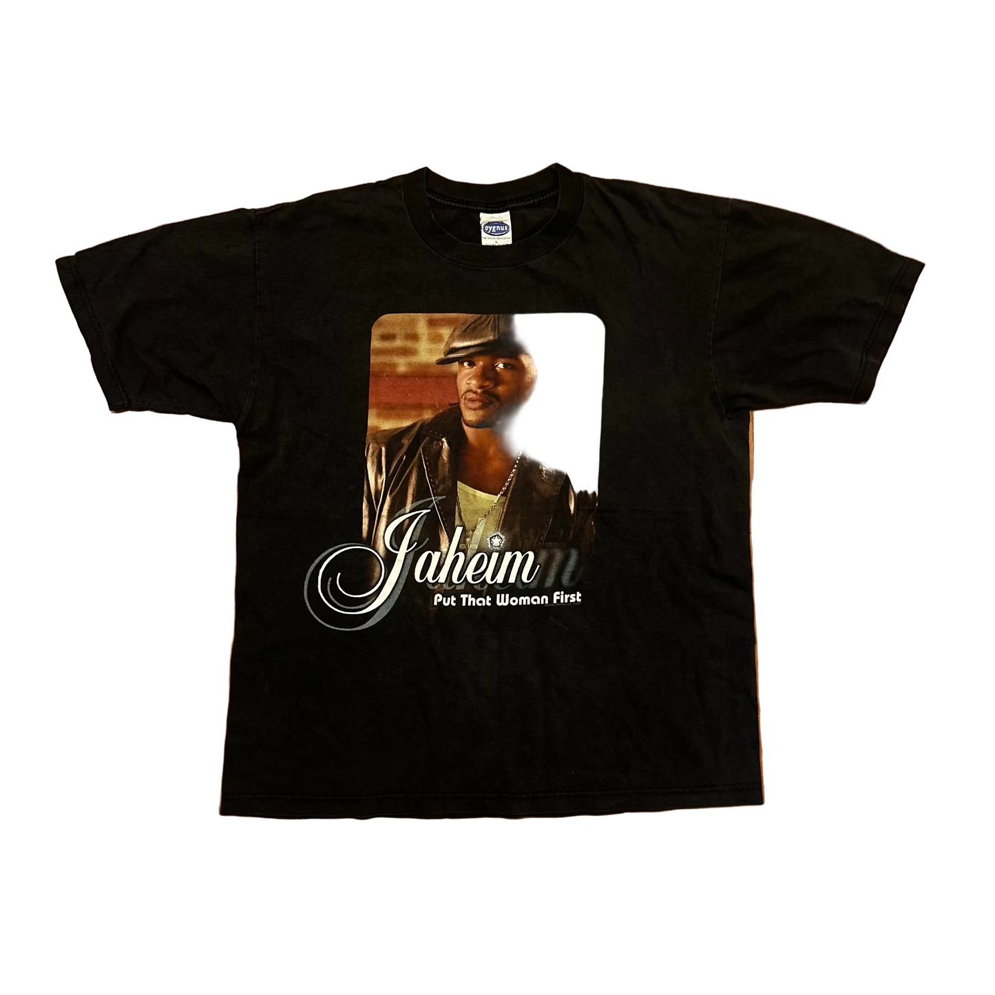Jaheim Put That Woman First Music Tour 2003 Black Tshirt - Large - 22" x 26"