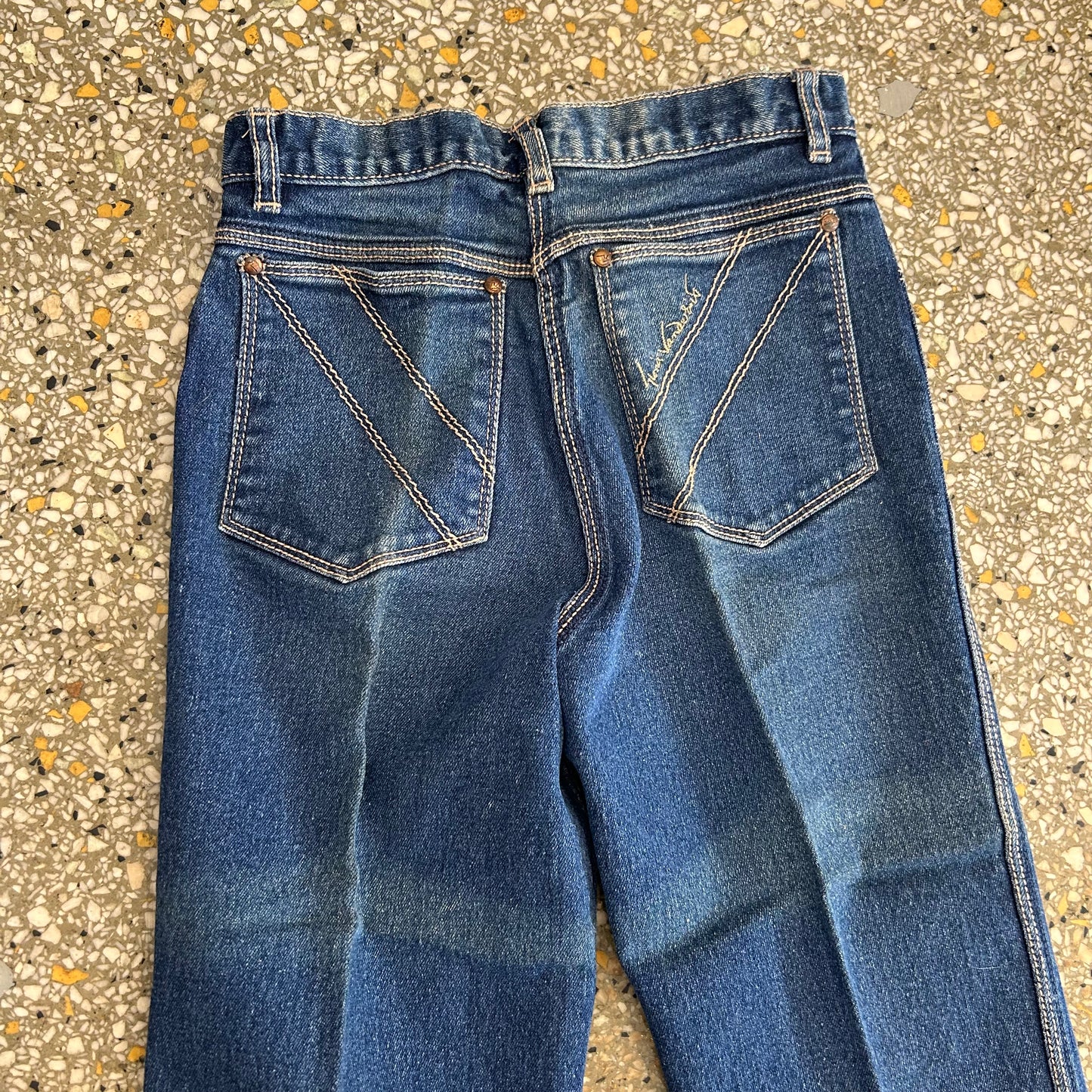 90's Gloria Vanderbilt Murjani Denim Blue Jeans - Tagged 6 - 25" x 33.5"