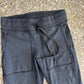 Pink Flared Yoga Pants Leggings Black Pants - Tagged XS - 26" x 32.5"
