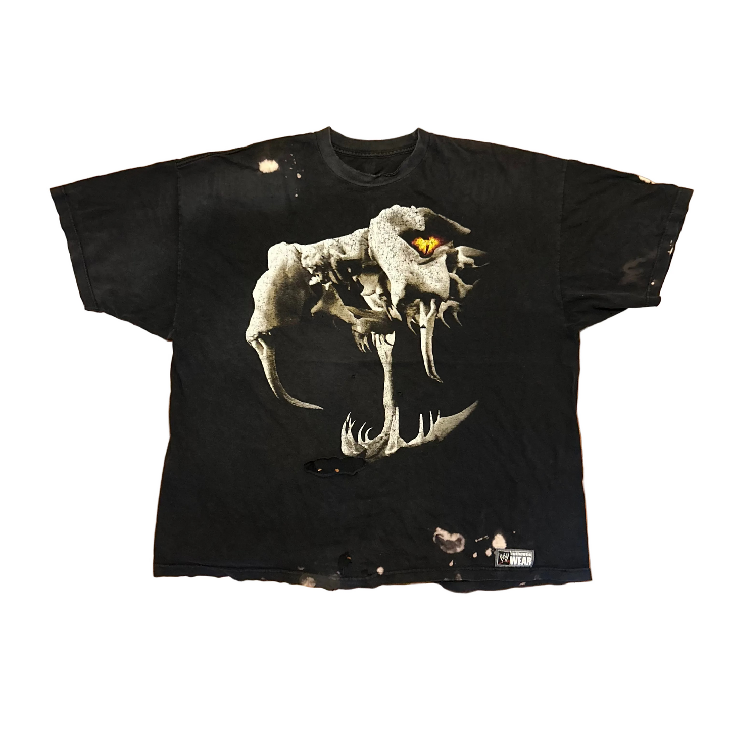 WWE RKO Black Distressed Tshirt - XLarge - 27" x 31"