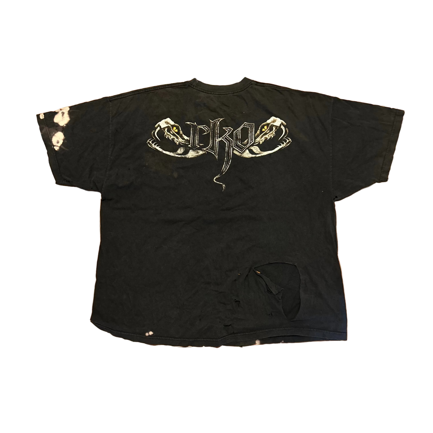 WWE RKO Black Distressed Tshirt - XLarge - 27" x 31"