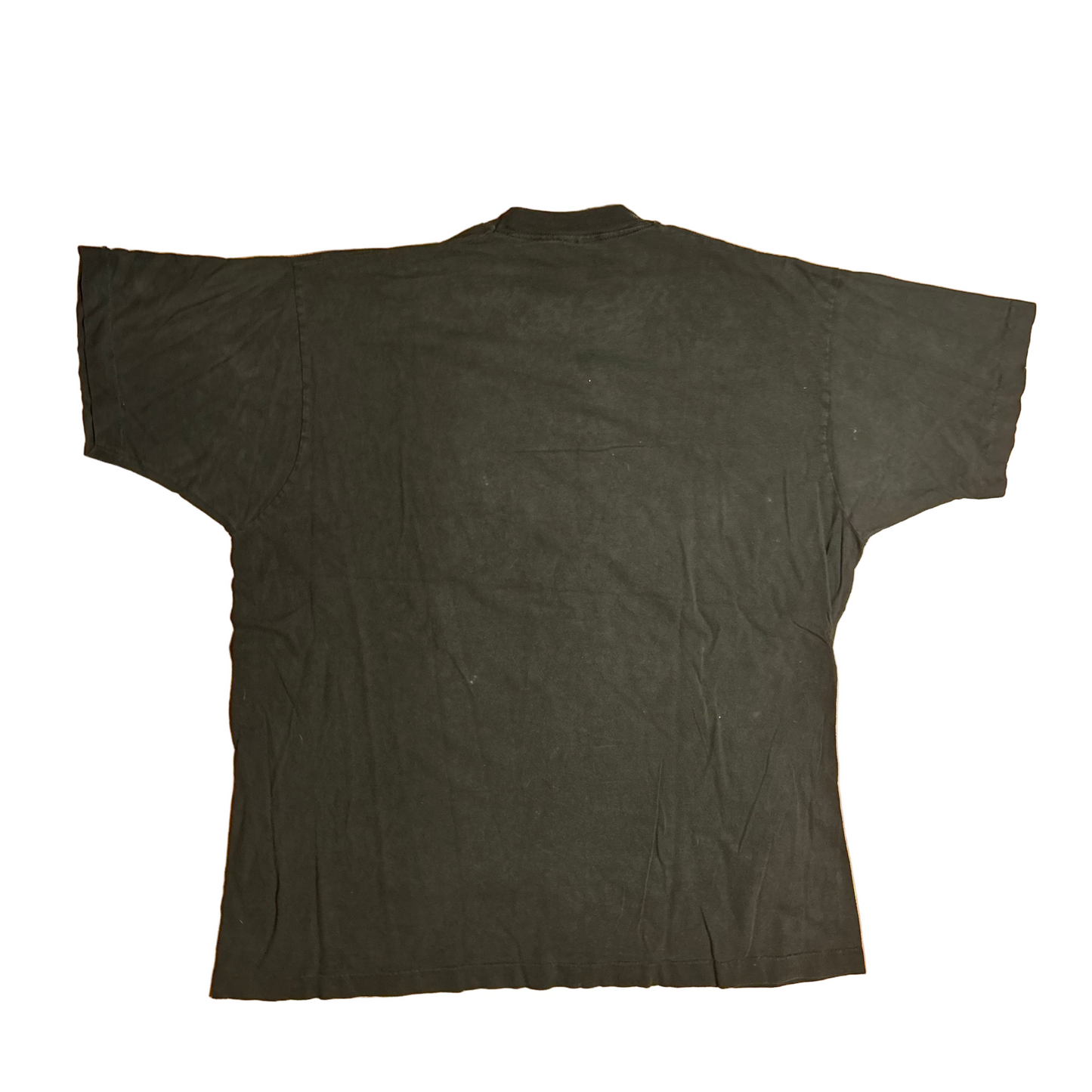 90's FOTL Black Blank Cotton Tshirt - XLarge - 25" x 30"