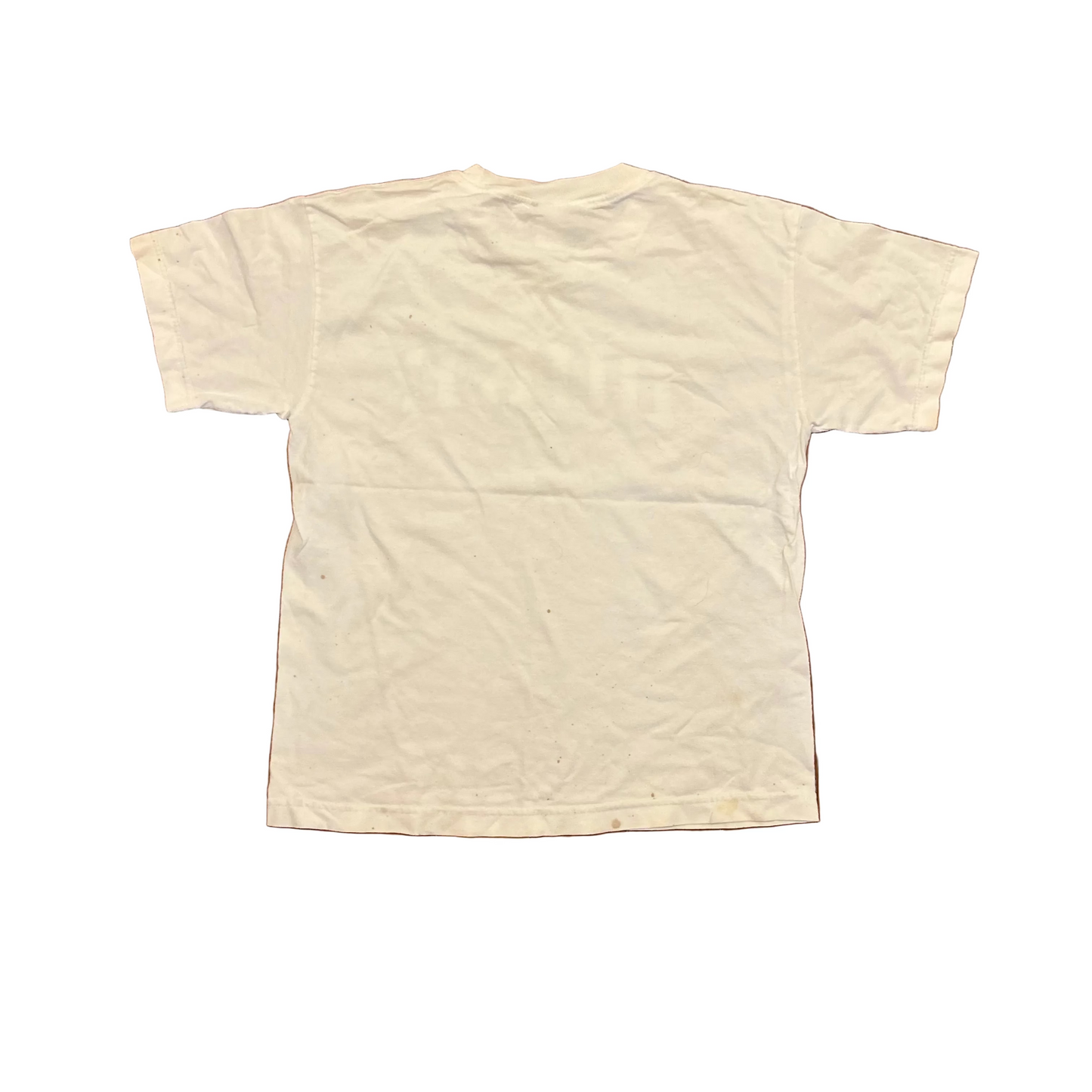 Team Nike Duke University White Blue Swoosh Tshirt - Small - 18" x 22.5"