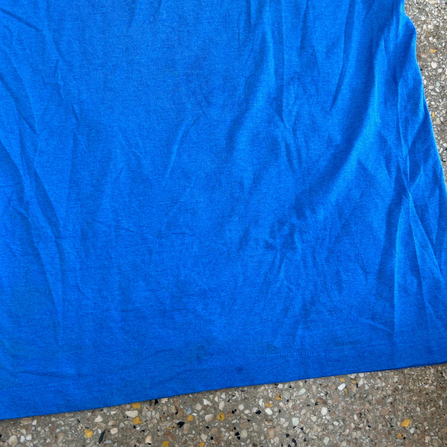 90's Obnoxious Tiger Fan Blue Tshirt - Large - 22" x 29.5"