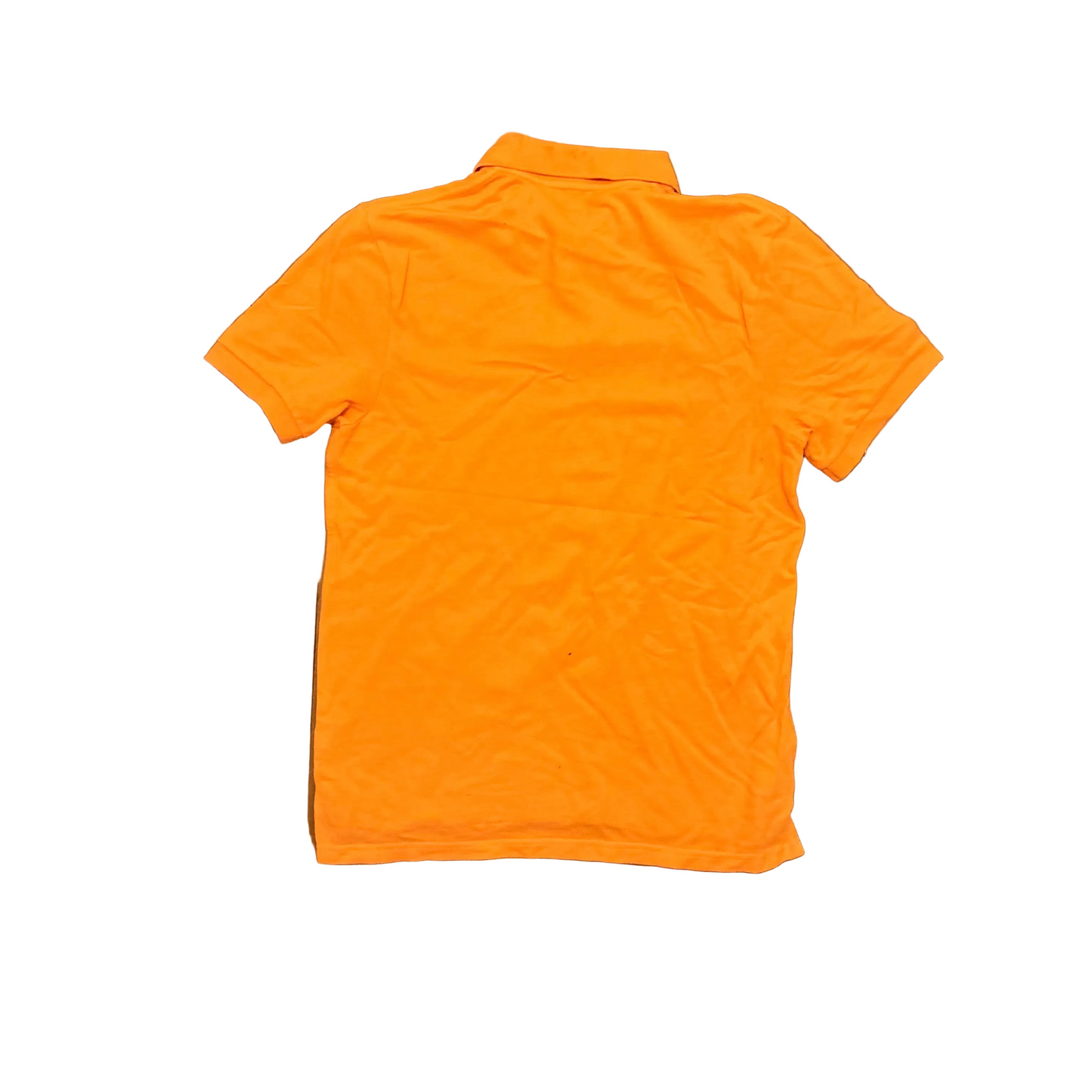 Nike Sportswear Pinwheel Swoosh Orange Polo Collared Shirt - Medium - 21" x 29"