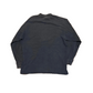 00's Nike Mock Neck Navy Distresed Longsleeve Shirt - Large - 23" x 28"