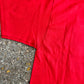 80/90's Hanes Fifty Fifty Charlie Martin Running Red Tshirt - Small - 18" x 29"