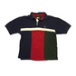 Tommy Hilfiger Colorblocked Navy Green Red White Collared Polo Shirt - Large - 23" x 27"