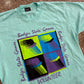 90's Badger State Games Teal Green Blue Tshirt - Medium - 20" x 28.5"