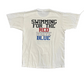 80's Russell Athletics Swimming for the Red White Blue Wabonese White Tshirt - Medium - 20" x 27"