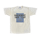 80's Russell Athletics Swimming for the Red White Blue Wabonese White Tshirt - Medium - 20" x 27"