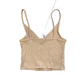 Divided Brown H&M Tank Top Shirt - XSmall - 12" x 12"