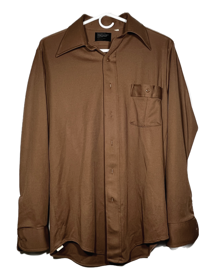 70/80's JCPenney Button Up Formal Shirt - Medium