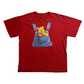 Disney Winnie The Pooh Overalls Red Tshirt - Large - 23.5" x 28.5"