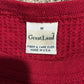 80/90's Red Greatland Thermal - XSmall - 17” x 29”