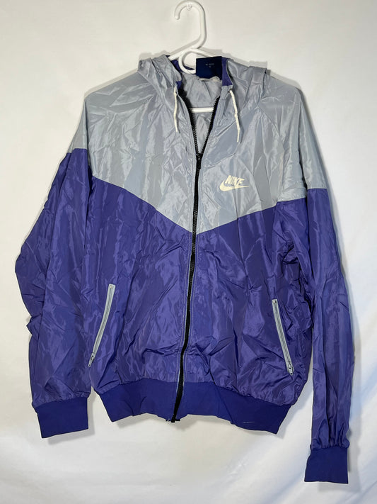 80's Nike Zip Up Windbreaker - XLarge - 24” x 26.5”