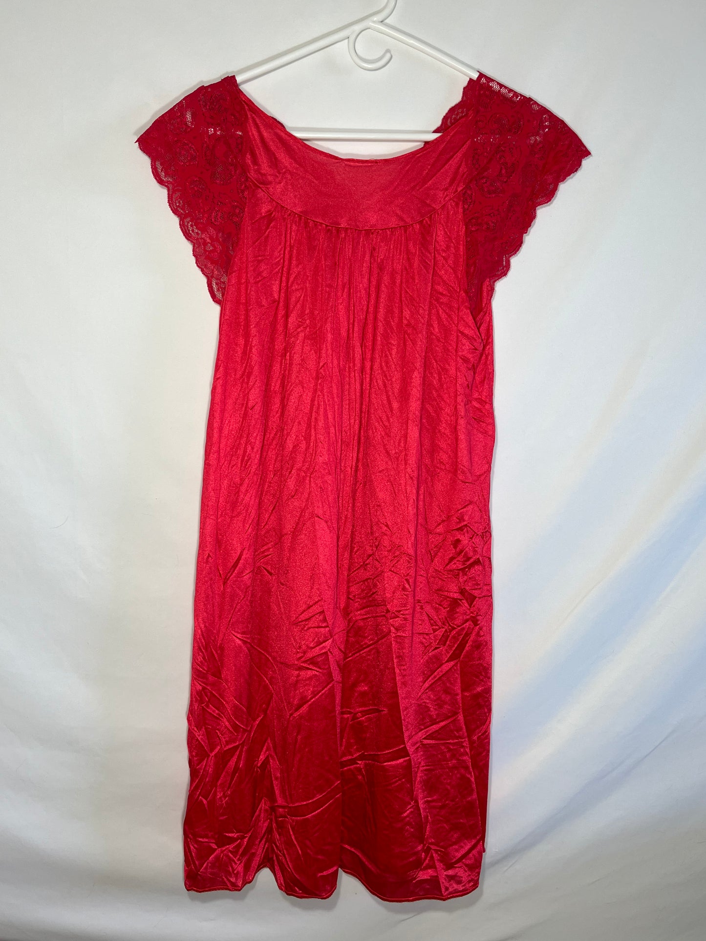 Red Lacy Dress - Small - 19” x 34.5”